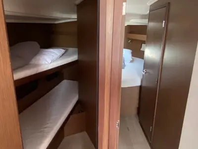 Cabin on ARIA, a Beneteau Oceanis 40.1 sailboat at Municipal Unit of Lefkada, Greece