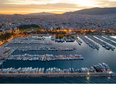 Amirante, a Beneteau Cyclades 50.5 sailboat at Athens, Greece