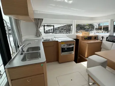 Galley of El Paso 2, a Excess 14 catamaran at Rogoznica, Croatia