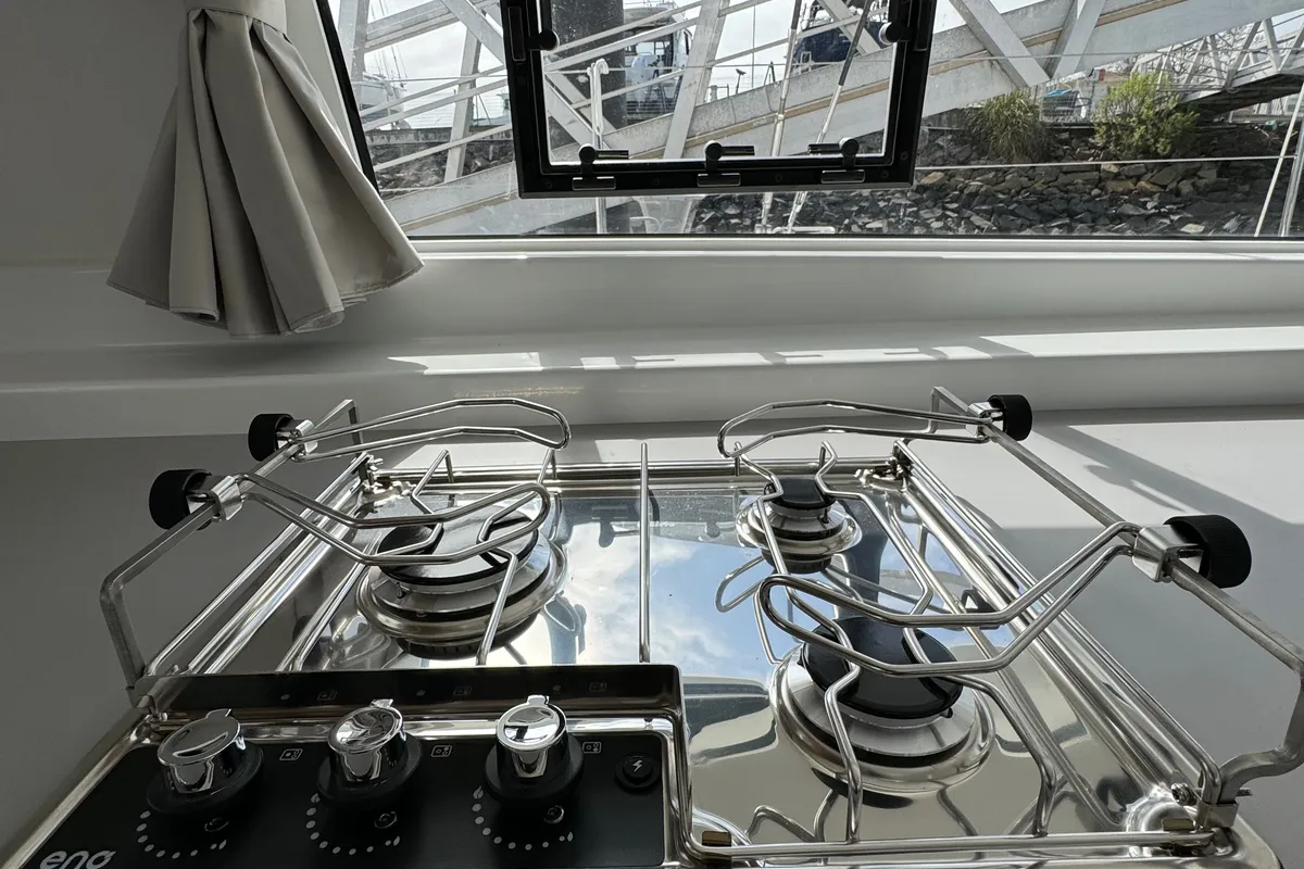 Galley of El Paso 2, a Excess 14 catamaran at Rogoznica, Croatia
