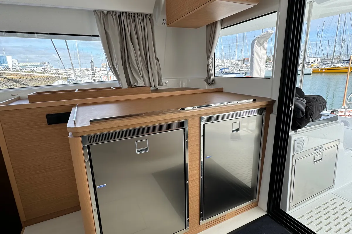 Galley of El Paso 2, a Excess 14 catamaran at Rogoznica, Croatia