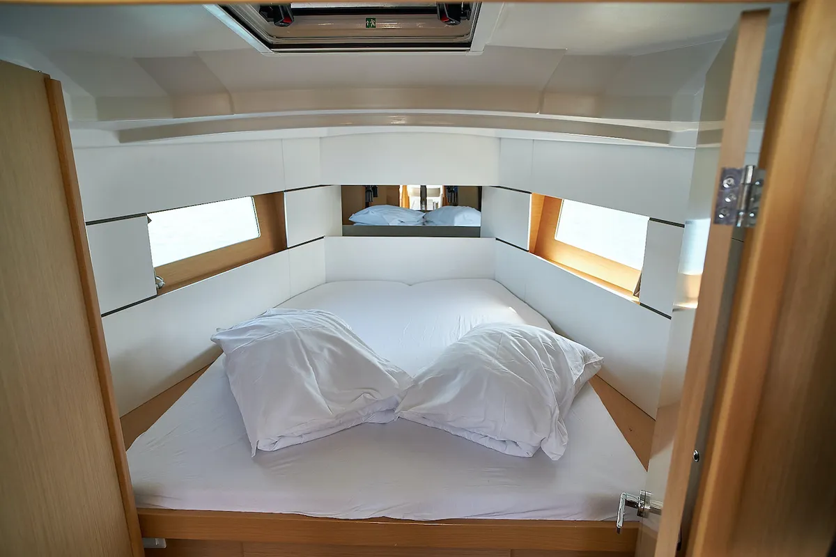 La Rose, a Beneteau Oceanis 38.1 sailboat at Biograd na Moru, Croatia