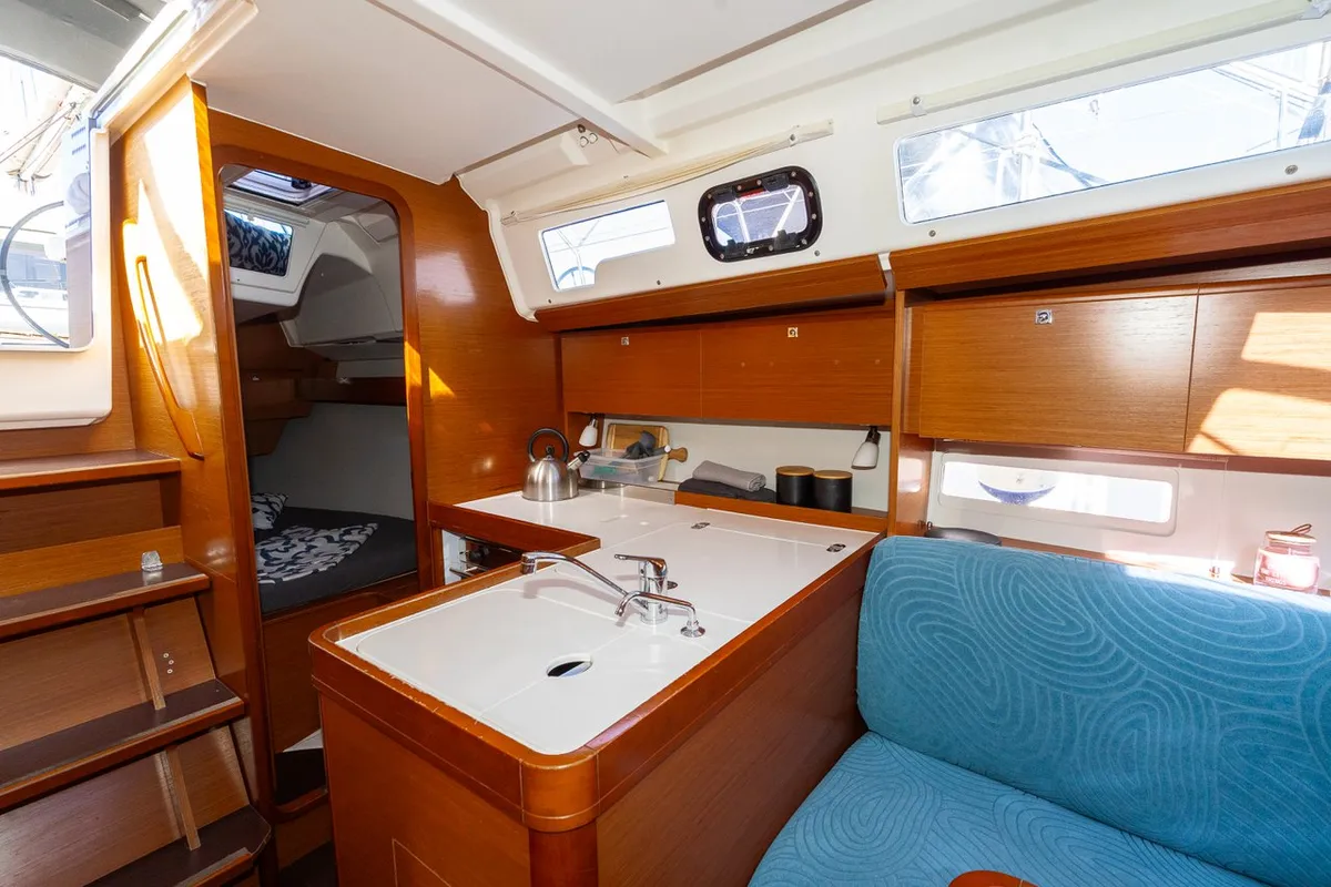 Draco, a Dufour 360 GL sailboat at Pula, Croatia