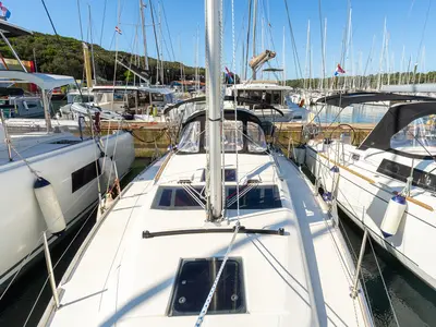 Draco, a Dufour 360 GL sailboat at Pula, Croatia