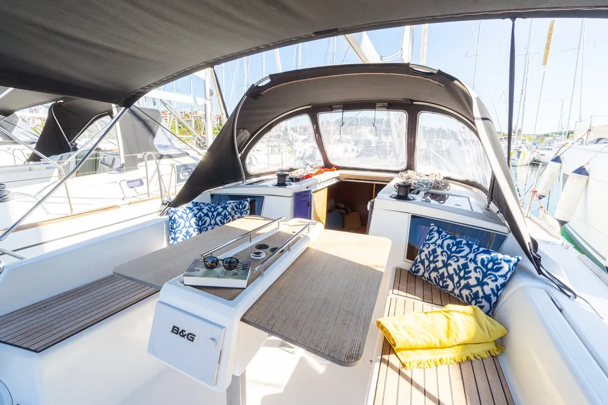 Draco, a Dufour 360 GL sailboat at Pula, Croatia