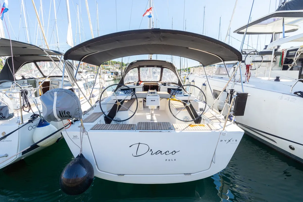 Draco, a Dufour 360 GL sailboat at Pula, Croatia