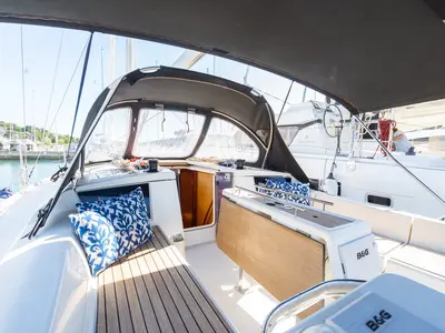 Draco, a Dufour 360 GL sailboat at Pula, Croatia