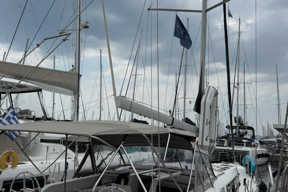 MYRDIA, a Beneteau Oceanis 51.1 sailboat at Athens, Greece