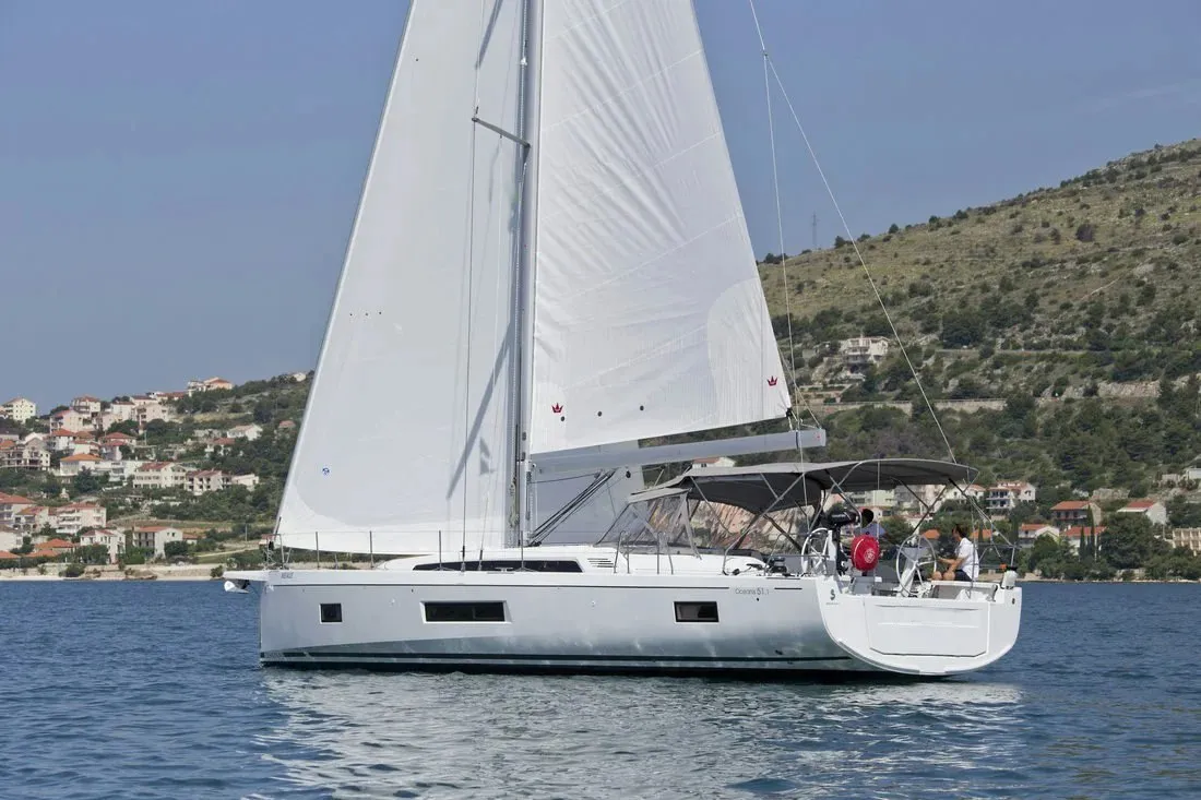 MYRDIA, a Beneteau Oceanis 51.1 sailboat at Athens, Greece