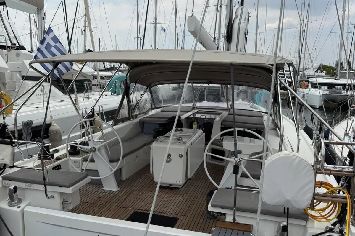 MYRDIA, a Beneteau Oceanis 51.1 sailboat at Athens, Greece