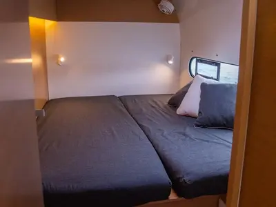 Cabin on Lom, a Excess 11 catamaran at Toulon, France