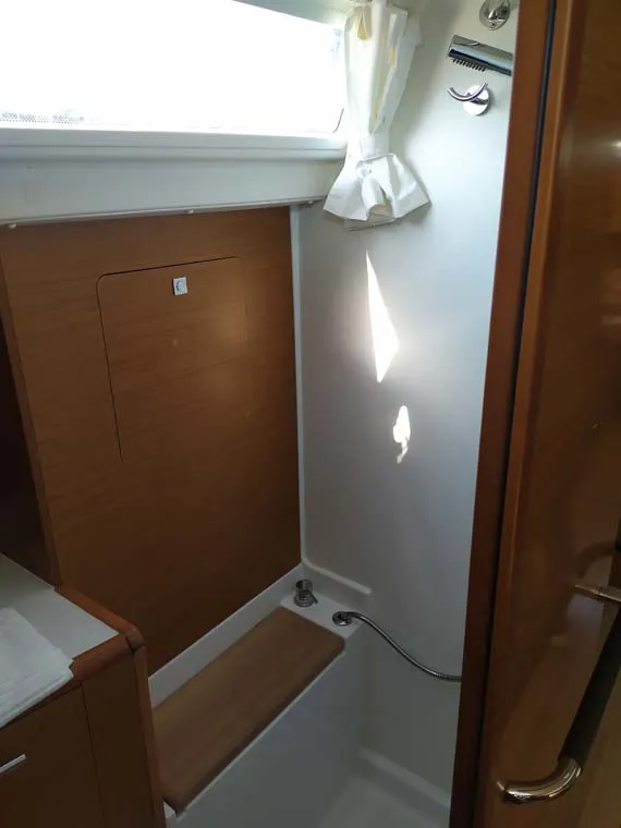 Head on Mango Tango, a Jeanneau Sun Odyssey 419 sailboat at Trogir, Croatia