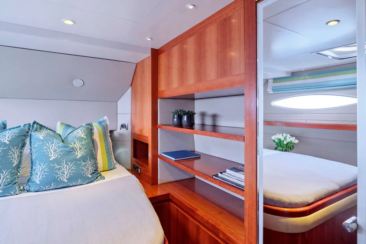 World's End, a Fountaine Pajot Galathea 65 catamaran at Roche Caiman, Seychelles