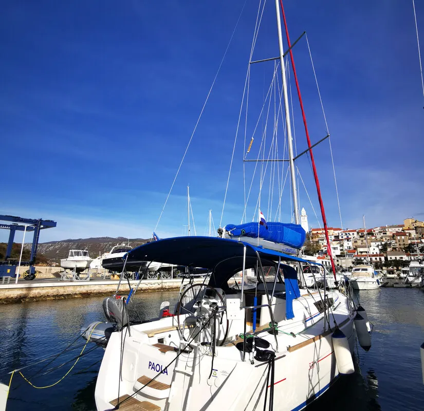 Paola, a Jeanneau Sun Odyssey 33i sailboat at Grad Biograd na Moru, Croatia