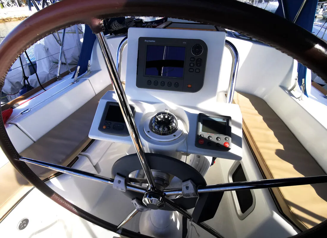 Paola, a Jeanneau Sun Odyssey 33i sailboat at Grad Biograd na Moru, Croatia