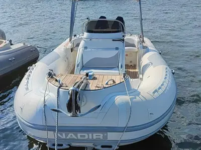Exterior view of Nadir, a Gulet Motorboat motorboat at Figari/Golfo Aranci, Italy
