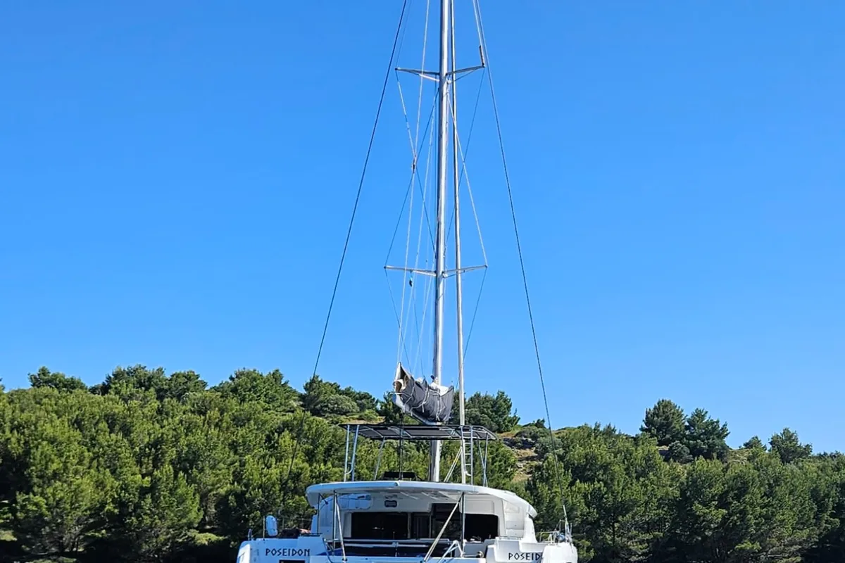 POSEIDON, a Lagoon 46 catamaran at Rogoznica, Croatia