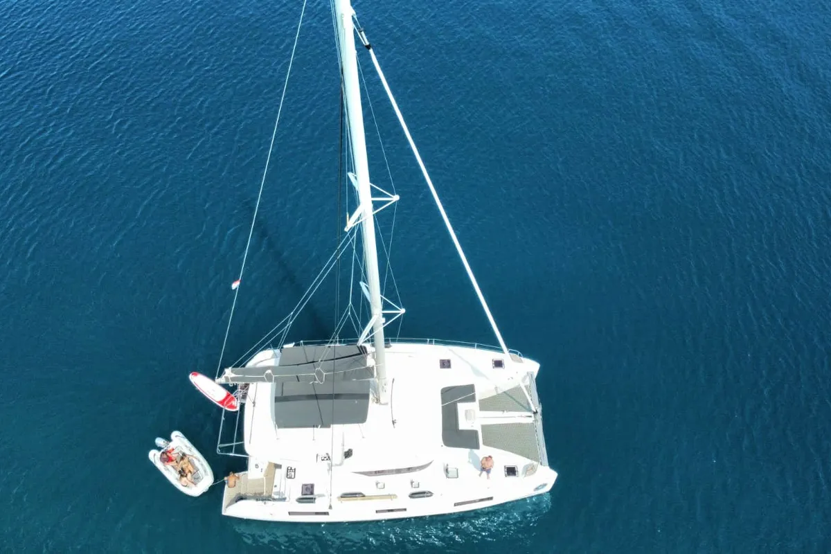 POSEIDON, a Lagoon 46 catamaran at Rogoznica, Croatia