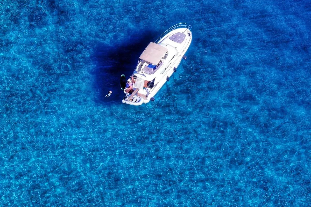 Exterior view of UNPLUGGED, a Prestige 46 Fly motor yacht at Split, Croatia