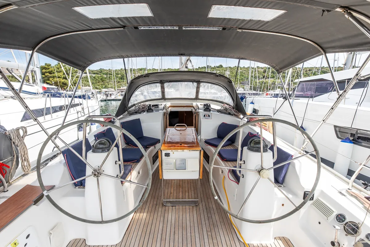 Star Fabian, a Bavaria Cruiser 40 sailboat at Primošten, Croatia
