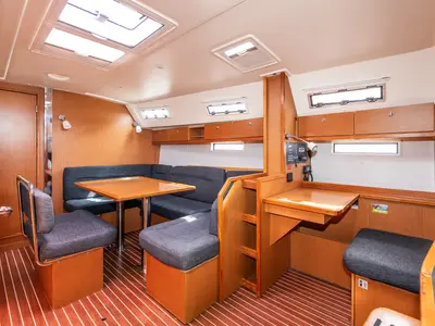 Galley of Star Fabian, a Bavaria Cruiser 40 sailboat at Primošten, Croatia