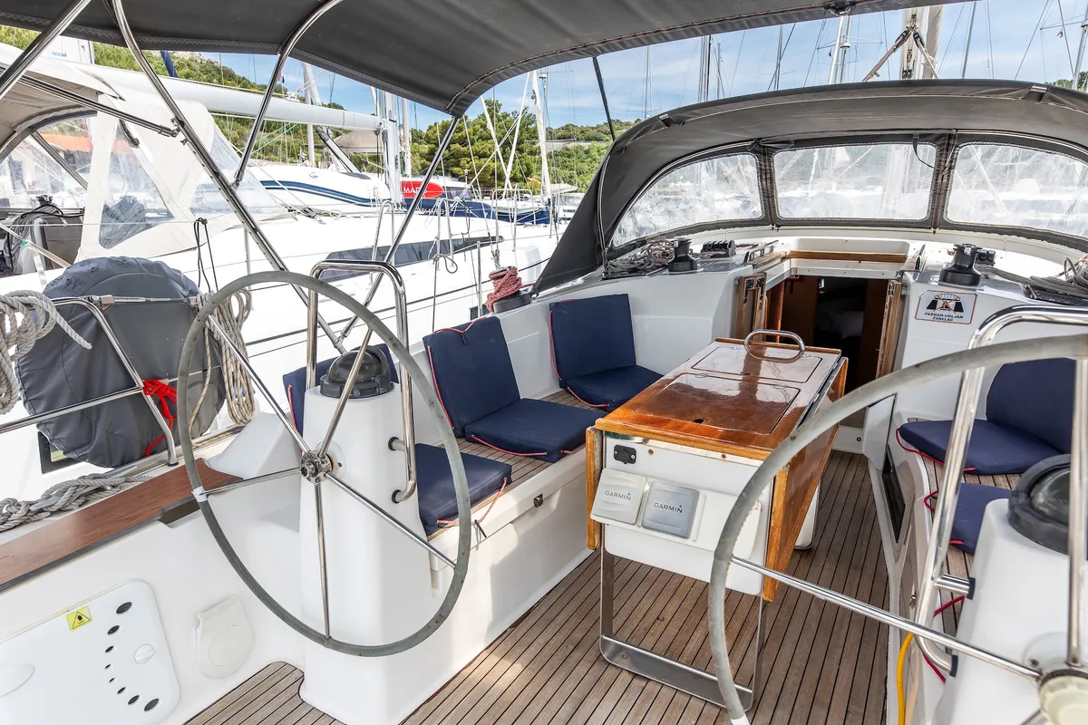 Star Fabian, a Bavaria Cruiser 40 sailboat at Primošten, Croatia