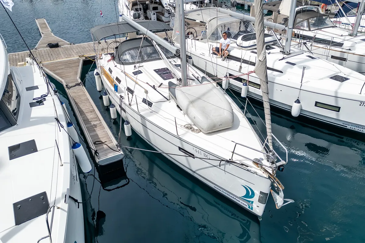 Star Fabian, a Bavaria Cruiser 40 sailboat at Primošten, Croatia