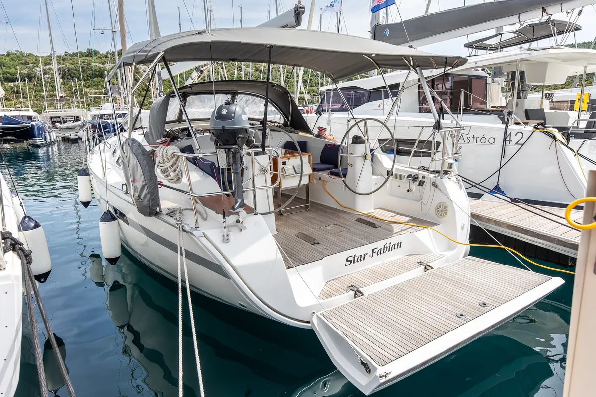 Star Fabian, a Bavaria Cruiser 40 sailboat at Primošten, Croatia