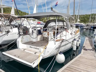 Star Fabian, a Bavaria Cruiser 40 sailboat at Primošten, Croatia