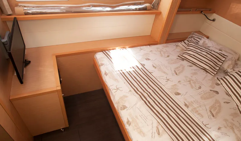 Cabin on Discovery I, a Lagoon 52F catamaran at Općina Marina, Croatia