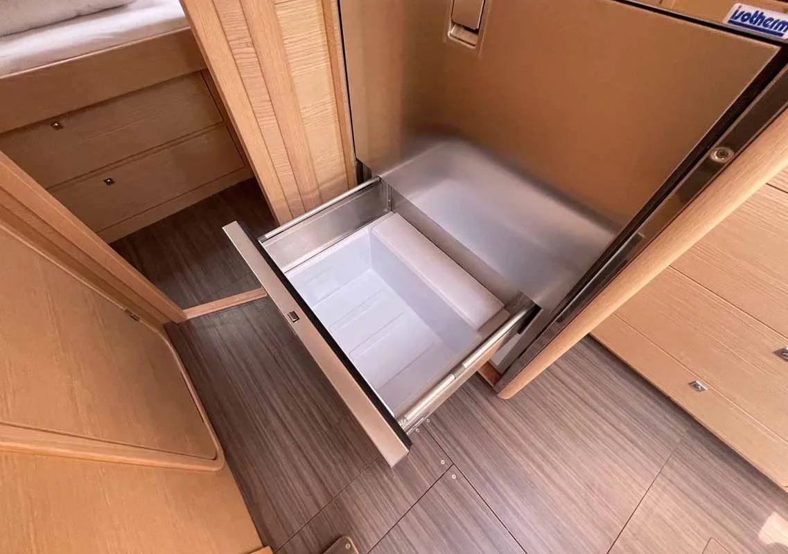 Galley of Karla, a Dufour 430 sailboat at Split, Croatia