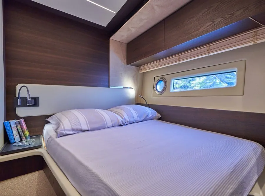 Salon of Relax of Croatia, a Azimut 72 Fly motor yacht at Općina Sukošan, Croatia