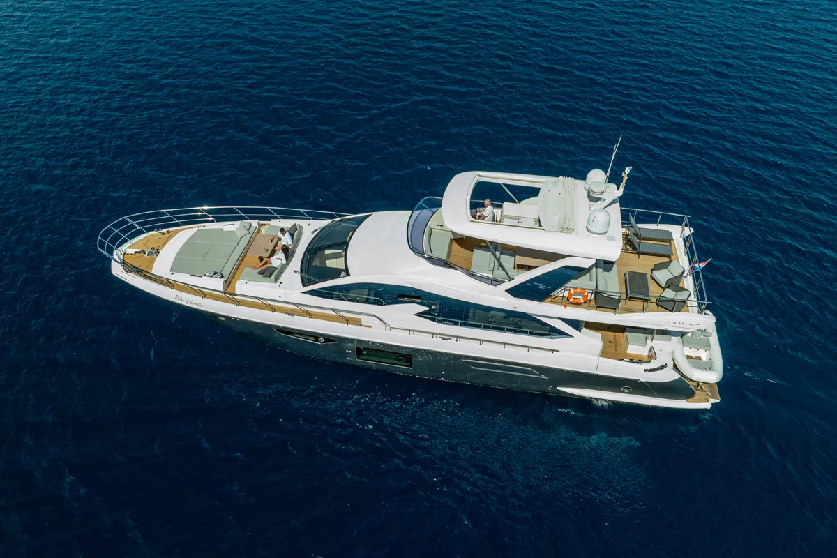 Relax of Croatia, a Azimut 72 Fly motor yacht at Općina Sukošan, Croatia