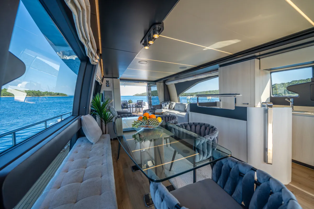 Relax of Croatia, a Azimut 72 Fly motor yacht at Općina Sukošan, Croatia