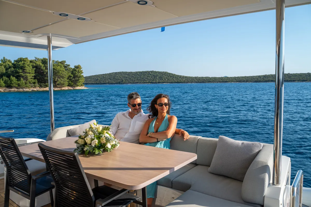 Relax of Croatia, a Azimut 72 Fly motor yacht at Općina Sukošan, Croatia