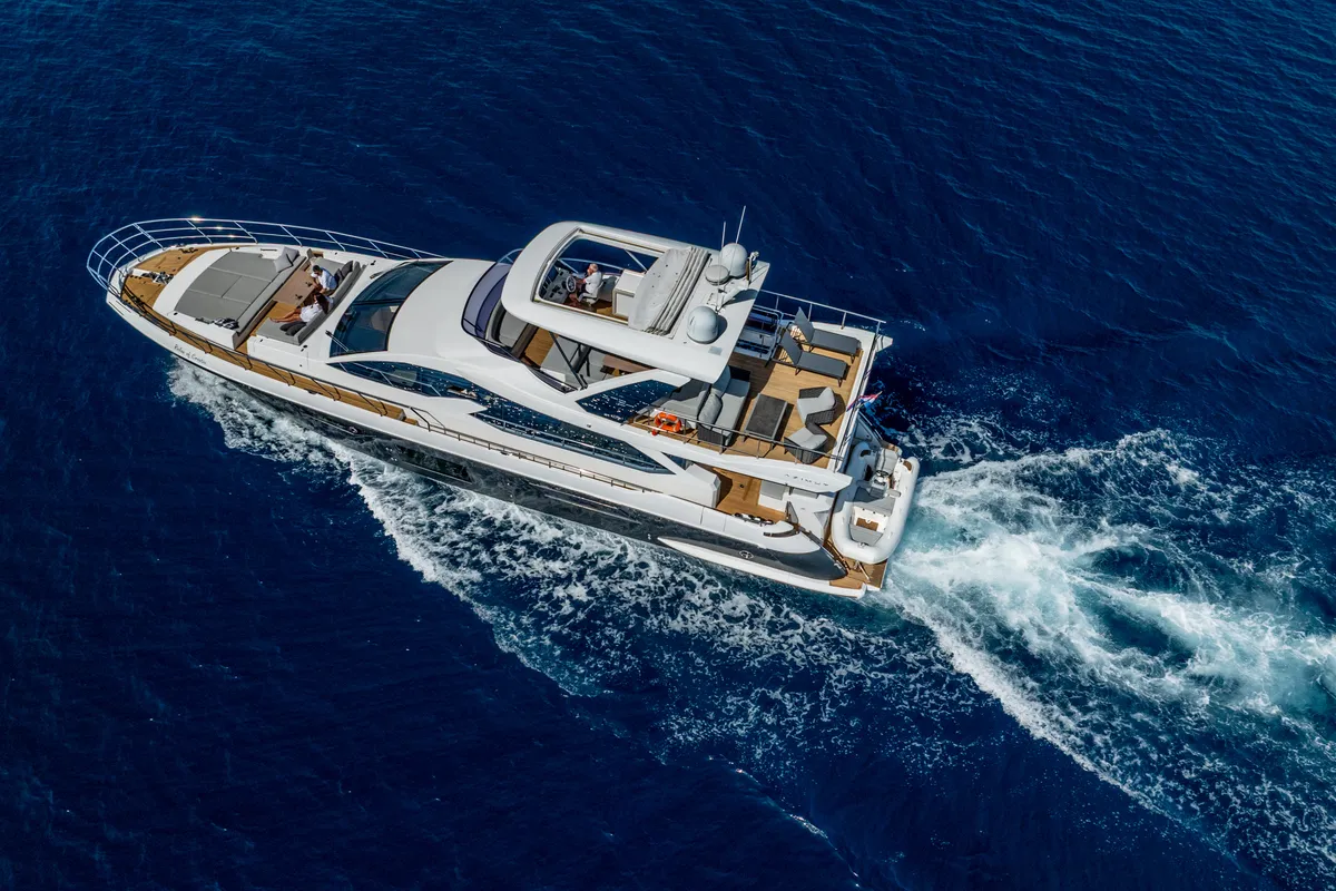 Relax of Croatia, a Azimut 72 Fly motor yacht at Općina Sukošan, Croatia