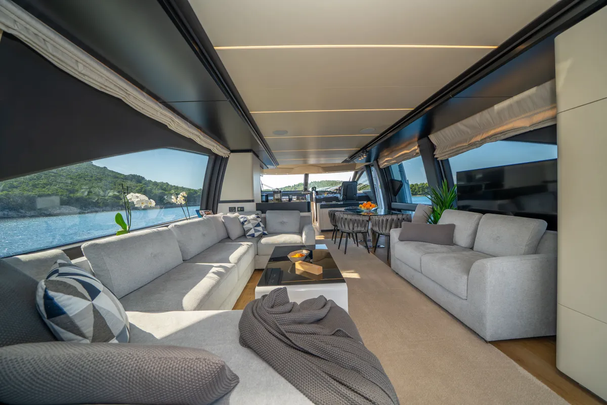 Relax of Croatia, a Azimut 72 Fly motor yacht at Općina Sukošan, Croatia