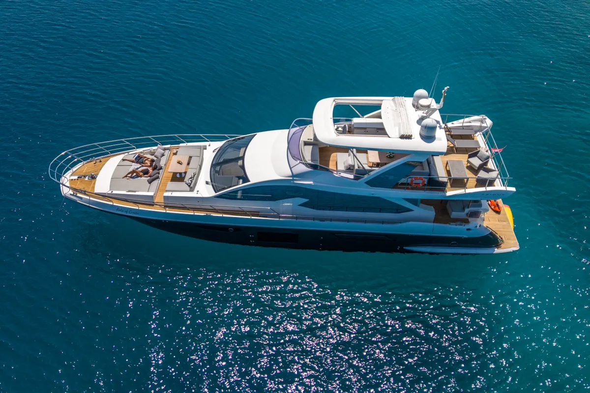Relax of Croatia, a Azimut 72 Fly motor yacht at Općina Sukošan, Croatia