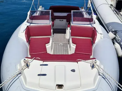 Deck of Marlin 24, a Marlin 24 SR motorboat at Grad Opatija, Croatia