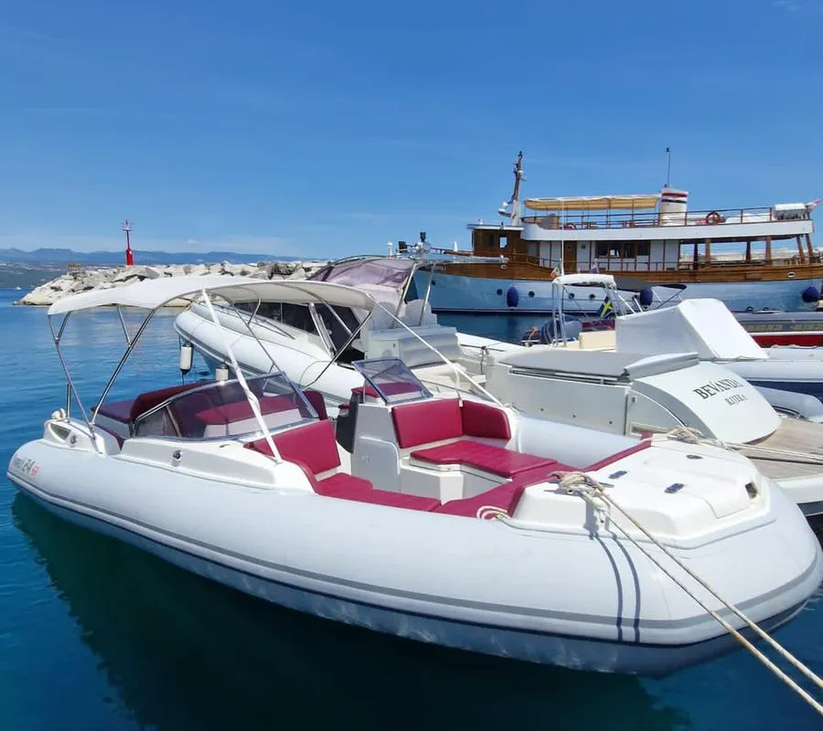 Exterior view of Marlin 24, a Marlin 24 SR motorboat at Grad Opatija, Croatia