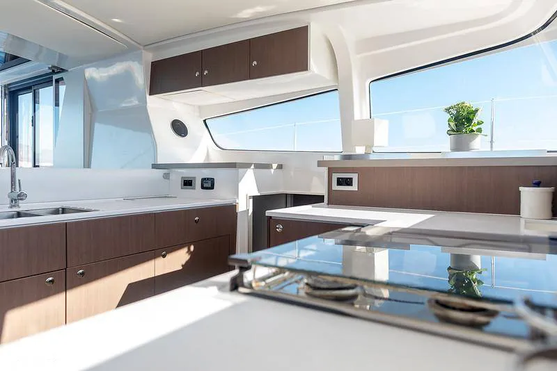 Galley of Kos 42.6, a Bali 4.2 catamaran at Sipias Municipal Unit, Greece