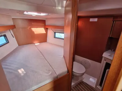 Cabin on Williams, a Bavaria C38 sailboat at Grad Pula, Croatia