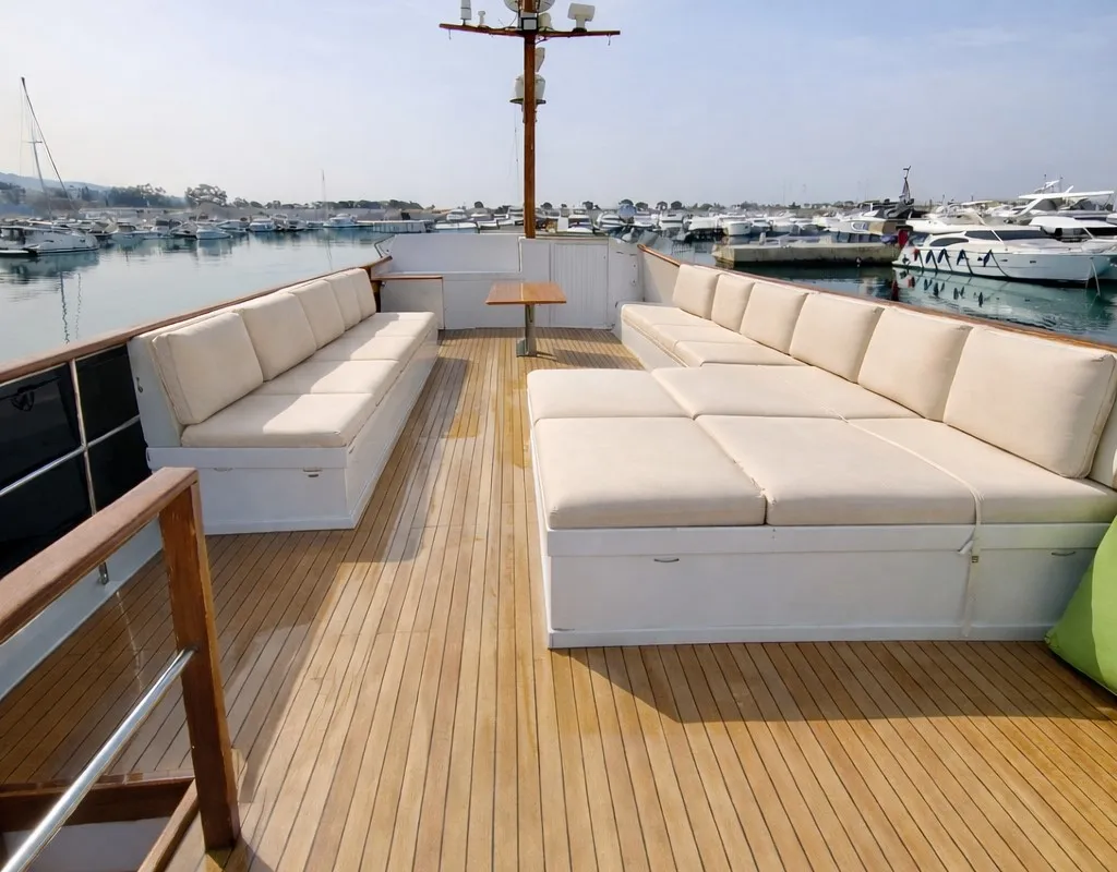 Hercules Poirot, a Grand Banks 72 motor yacht at Athens, Greece
