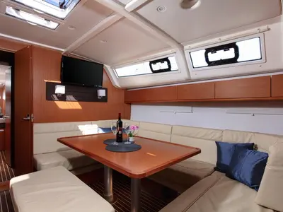 Salon of Lui, a Bavaria Cruiser 51 sailboat at Split, Croatia