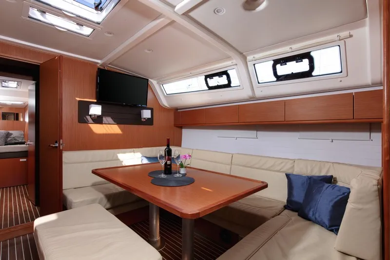 Salon of Lui, a Bavaria Cruiser 51 sailboat at Split, Croatia