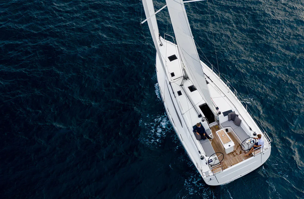 Exterior view of Naomi, a Beneteau Oceanis 40.1 sailboat at Primošten, Croatia
