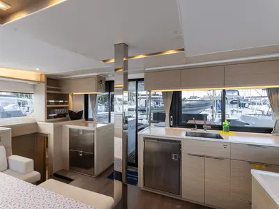 Galley of Cortes, a Lagoon 46 catamaran at Općina Rogoznica, Croatia