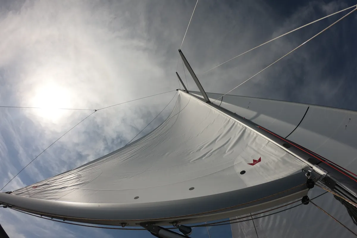 Exterior view of Famiglia, a Beneteau Oceanis 51.1 sailboat at Athens, Greece