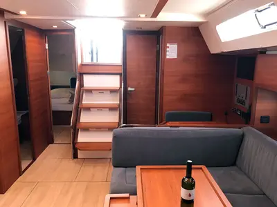 Salon of More Fun, a More 55 sailboat at Grad Kaštela, Croatia