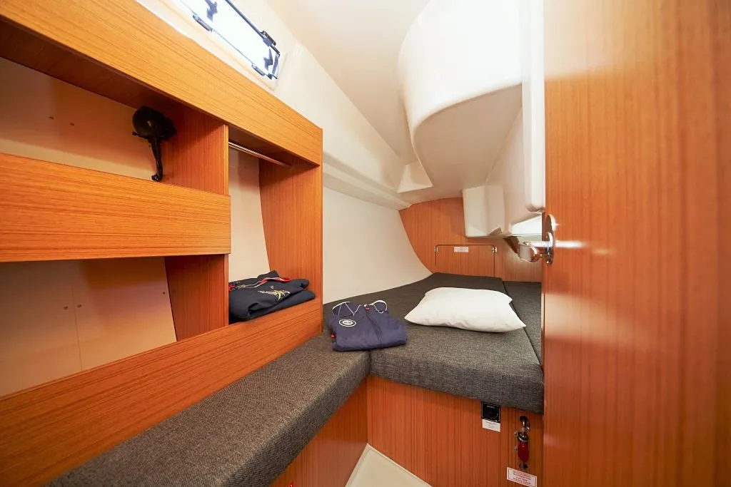 Cabin on Jetset 05, a Bavaria Easy 9.7 sailboat at Mai Khao, Thailand
